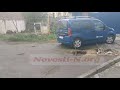 В Николаеве перекрыли ул. Пограничную: полиция ловит водителей, которые объезжают по тротуару