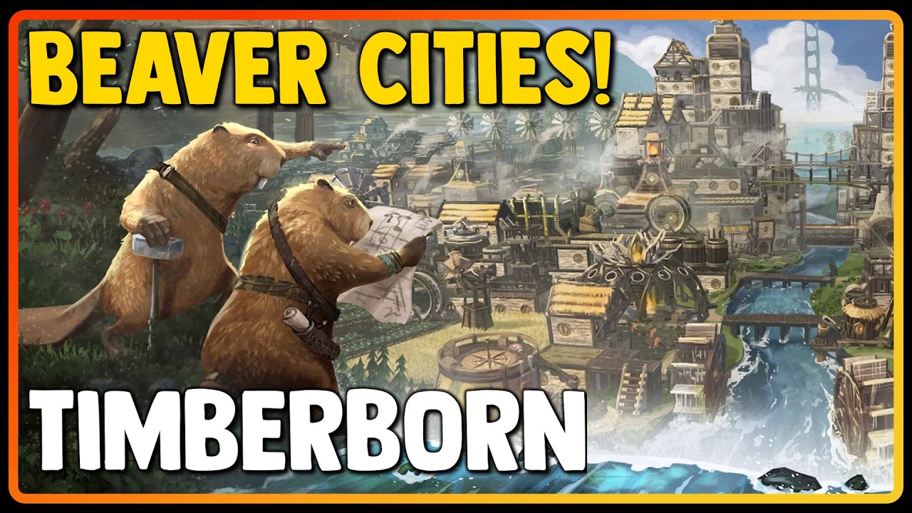 Best DAM game! Timberborn 1.0 release - Building Cities for Beavers