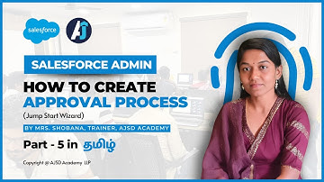 How To Create Approval Process (Jump Start wizard) in Tamil | Part - 5 | Approval Process -Tamil