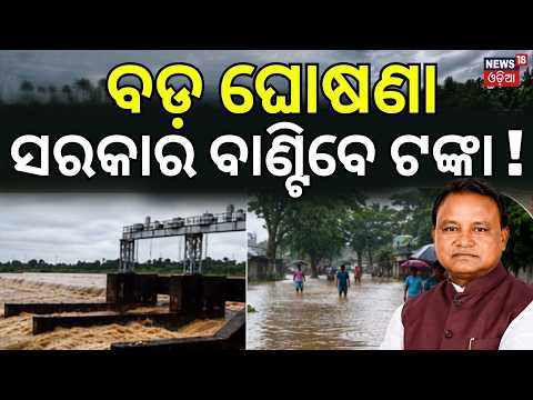 ବନ୍ଯା ପାଇଁ ବଡ଼ ଘୋଷଣା | Cm Mohan Majhi | Flood Relief | Flood In Odisha | Flood |Odia News