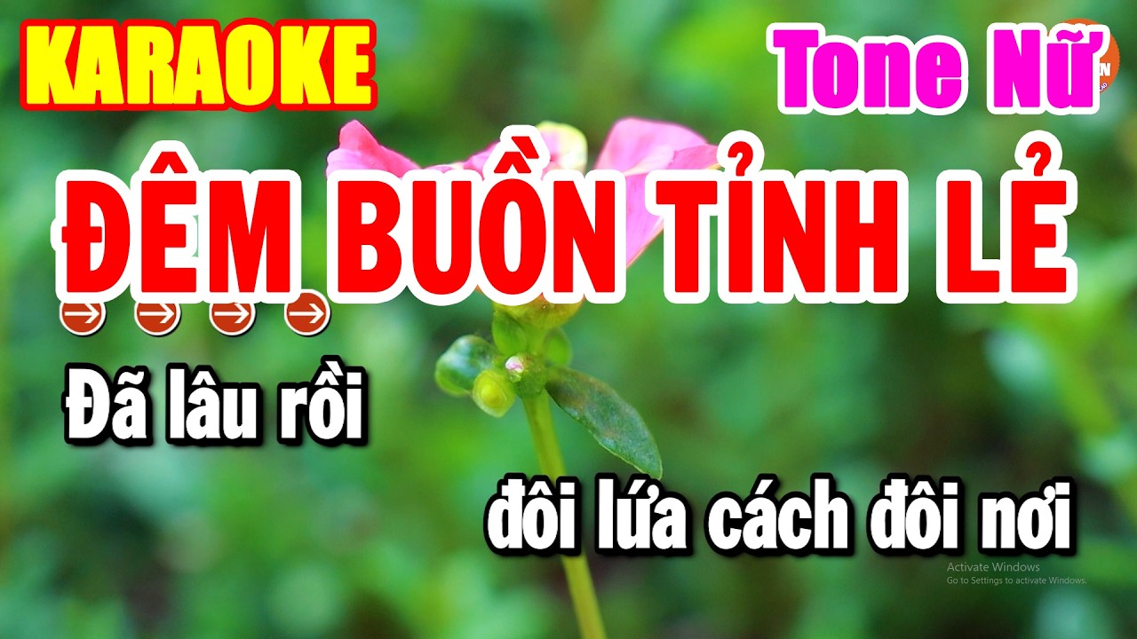 Karaoke Đêm Buồn Tỉnh Lẻ Nhạc Sống Tone Nữ Chuẩn Rumba Dễ Hát | Hải Tiên