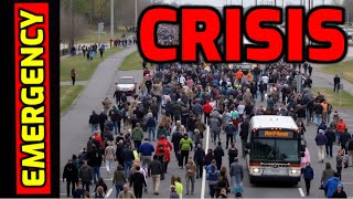 BREAKING!! 🚨 Thousands Arrive in Small Town - City OVERWHELMED - Emergency Declared