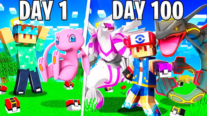 เมื่อผม พา @hamtung มาแข่งเปิด LuckyBlock Pokemon เพื่อมาสู้กัน #1│Minecraft  Pixelmon