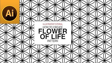 How to Create Vector Flower of Life Seamless Pattern in Adobe Illustrator