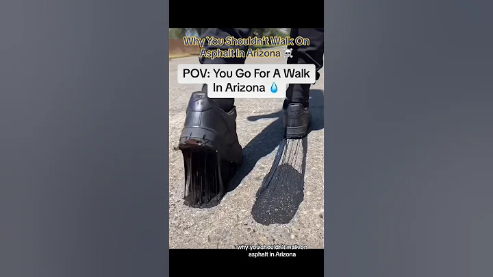 Why You Shouldn’t Walk On Asphalt In Arizona ☠️ #dangerous - DayDayNews