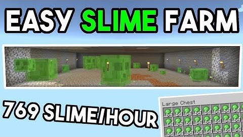 How To Make a Slime Farm In Minecraft Bedrock 1.21! - MCPE, Xbox, PS4, Windows, Switch