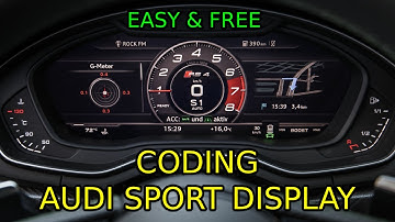 HOW TO: Enable Audi Sport Layout Display on NON-S/RS AUDI!