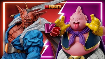 Dabura Vs. Majin Buu (CPU Vs CPU) DBZ - Infinite World