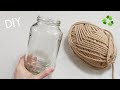 Amazing !! Perfect idea made of glass bottles and wool - Recycling Craft ldeas - DIY Projects