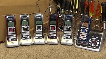 Uniden DECT2080-5 DECT 6 Cordless Phones with Digital Answering System | Initial Checkout