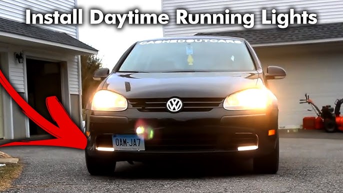 Install LED DRL & Controller Module - Daytime Running Light 