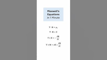 Maxwell’s Equations of Electromagnetism #physics #electricalengineering #electromagnetism