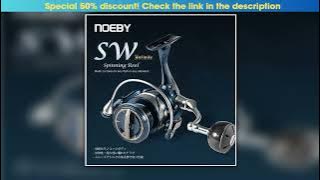 Editor’s Choice Noeby Spinning Fishing Reel 2500 3000 4000 5000 6000 8000 10000 Max Drag 25kg Alumi