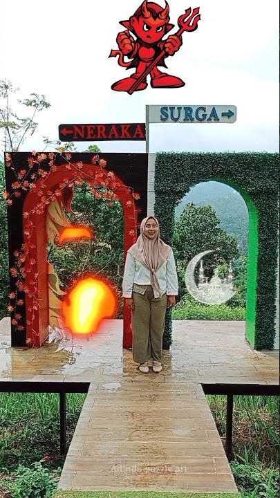 Kamu pilih yang mana? Surga atau neraka? Semoga pilih surga🤲🙏😇#shorts