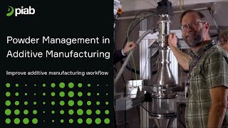 Piab powder management for additive manufacturing