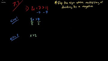 Lesson 7.3 - Two-Step Inequalities