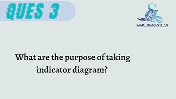 Purpose of taking indicator diagram? #marine_interview_question #indicator_diagram