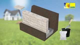 Mauer-Aufbau mit dem Profi - KANN Vermont®-Bruchsteinmauer