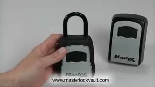 Operating the Master Lock 5400D & 5401D Lock Boxes