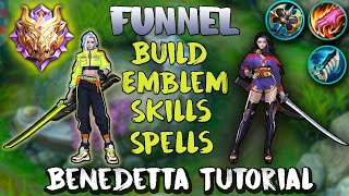 Benedetta Full Tutorial Mobile Legends