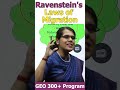 Ravenstein's Law of Migration | Geography Enrichment Program (GEP) through 300+ Questions | SunyaIAS
