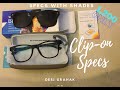 Unboxing Lenskart Air Clip On specs. #OnlineShopping #Shades #Specs