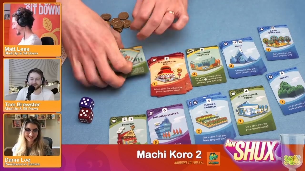 Dinosaur World, Machi Koro 2, Cuphead, Four Gardens & more! - AwSHUX'21 "Let's Play" Previews