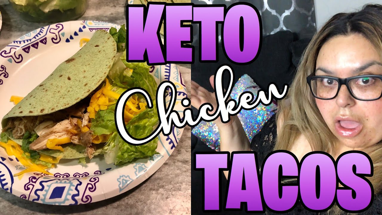 KETO Chicken Tacos//How to make KETO Chicken Tacos - YouTube