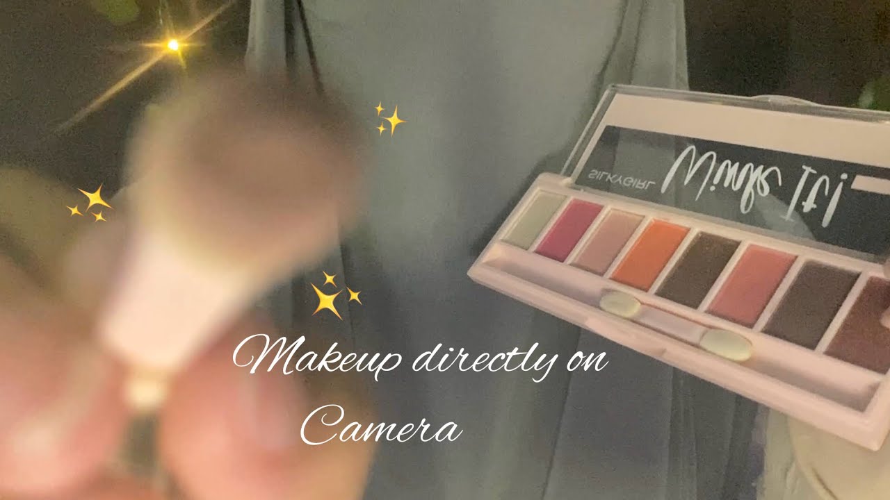 ASMR | Makeup Directly on Camera ✨ | Rummaging No Talking
