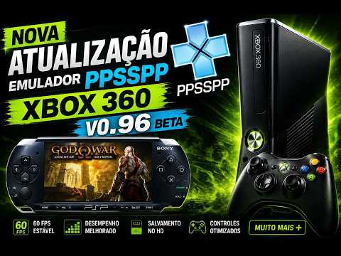 PPSSPP-360 v0.96 Beta: NOVA ATUALIZAÇÃO no Emulador de PSP para Xbox 360!