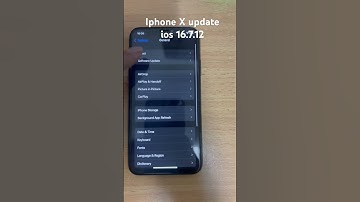 ios 16.7.12 on iphone X. Is it good? whats new? #iphoneupdates #shorts #iphonex #ios