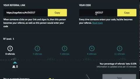 Code for CSGOFAST COM (Link to website and code to copy in the description/bio)