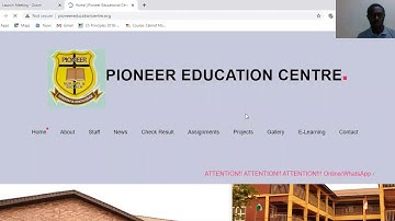 How to Access the E learning Platform