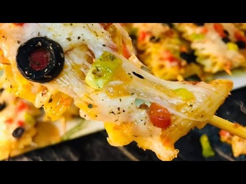 بيتزا المكرونه سريعه وسهله جدا