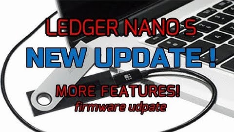 HUGE! NEW LEDGER NANO UPDATE! 🔐