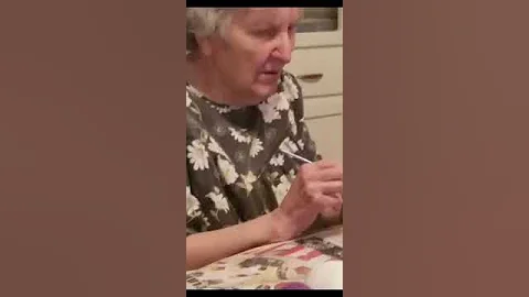 Carol and Mother (Ruth Baird Shaw) painting rocks....