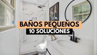 10 IDEAS PARA BAÑOS PEQUEÑOS  | Silvia Ahora DECO