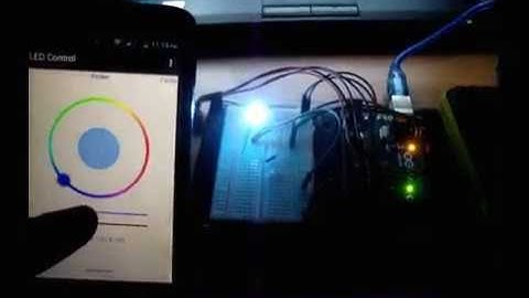Arduino Android Bluetooth RGB LED