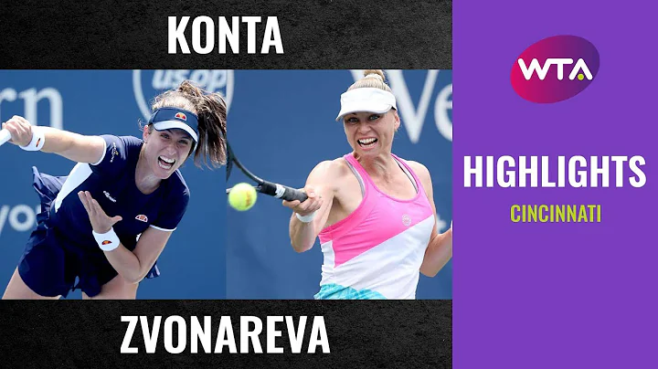 Johanna Konta vs. Vera Zvonareva | 2020 Cincinnati...