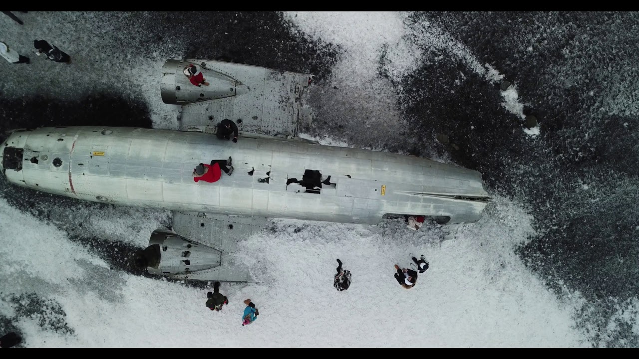 Iceland winter Trip - CRASHED PLANE WRECKAGE IN ICELAND