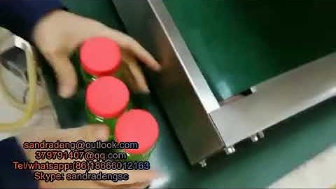 dest type automatic aluminum foil bottle induction sealing machine video