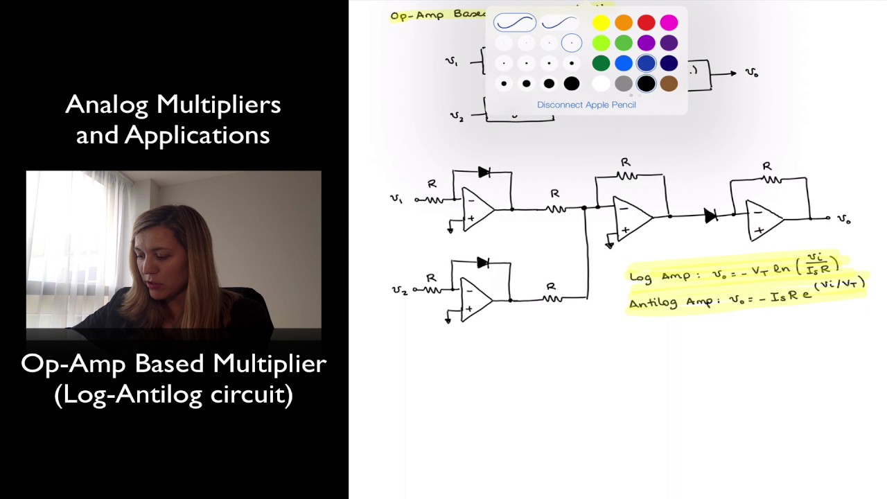 Op-Amp Based Multiplier - YouTube