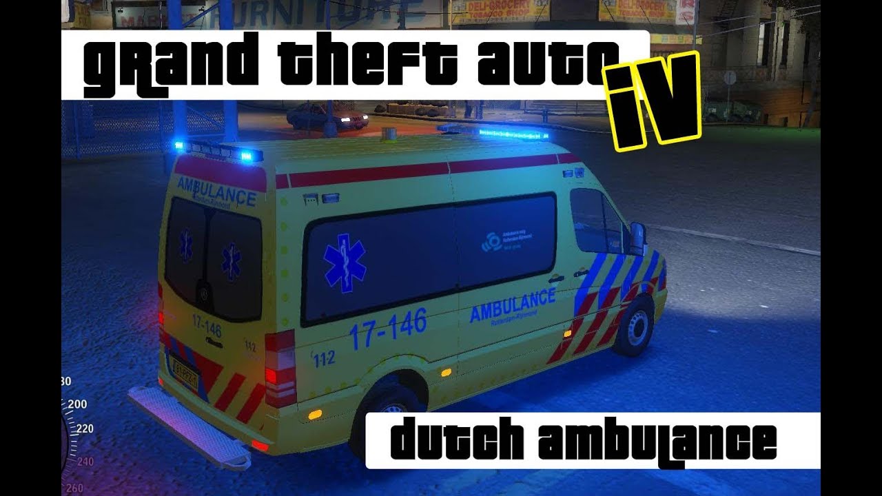 GTA 4 Mercedes Sprinter [NL] Ambulance