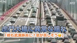 「橋も武漢肺炎か？」広東省の虎門大橋に異常な揺れ 5月5日 ｜異常現象