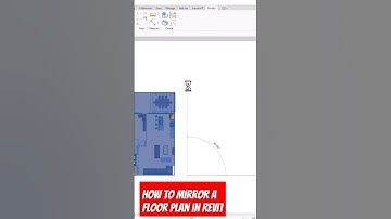 How to mirror a Floor plan in Revit II Mirror tool in Revit tutorial