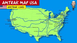 Amtrak map USA: Understand America