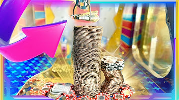 Never Seen a High Risk Coin Pusher Game Like this In the WORLD!!