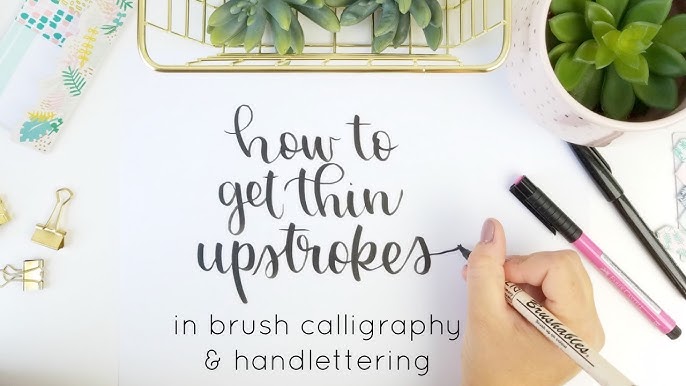 How to Write With a Calligraphy Pen, by dsingz