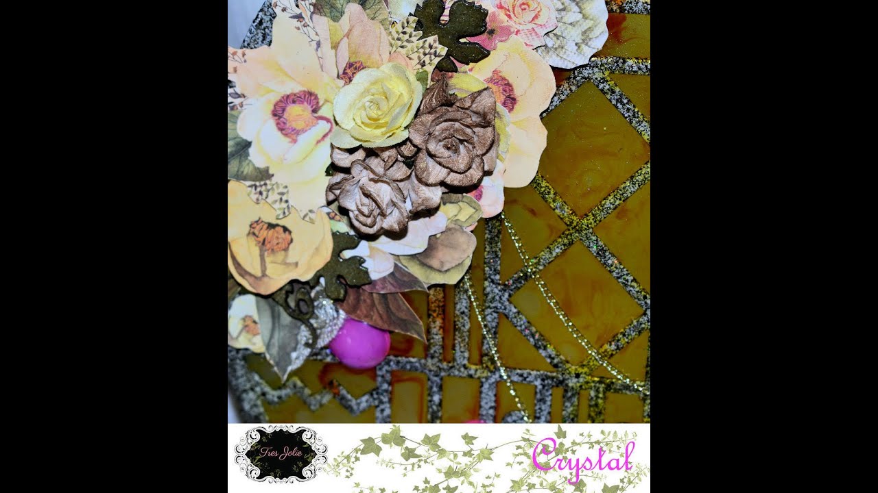 Tres Jolie Kit Club - July 2020 Mixed Media Kit - Art Deco - YouTube