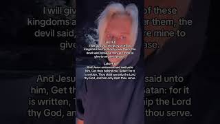 Get thee behind me satan ☦️ #christisking #bibleverse #christian